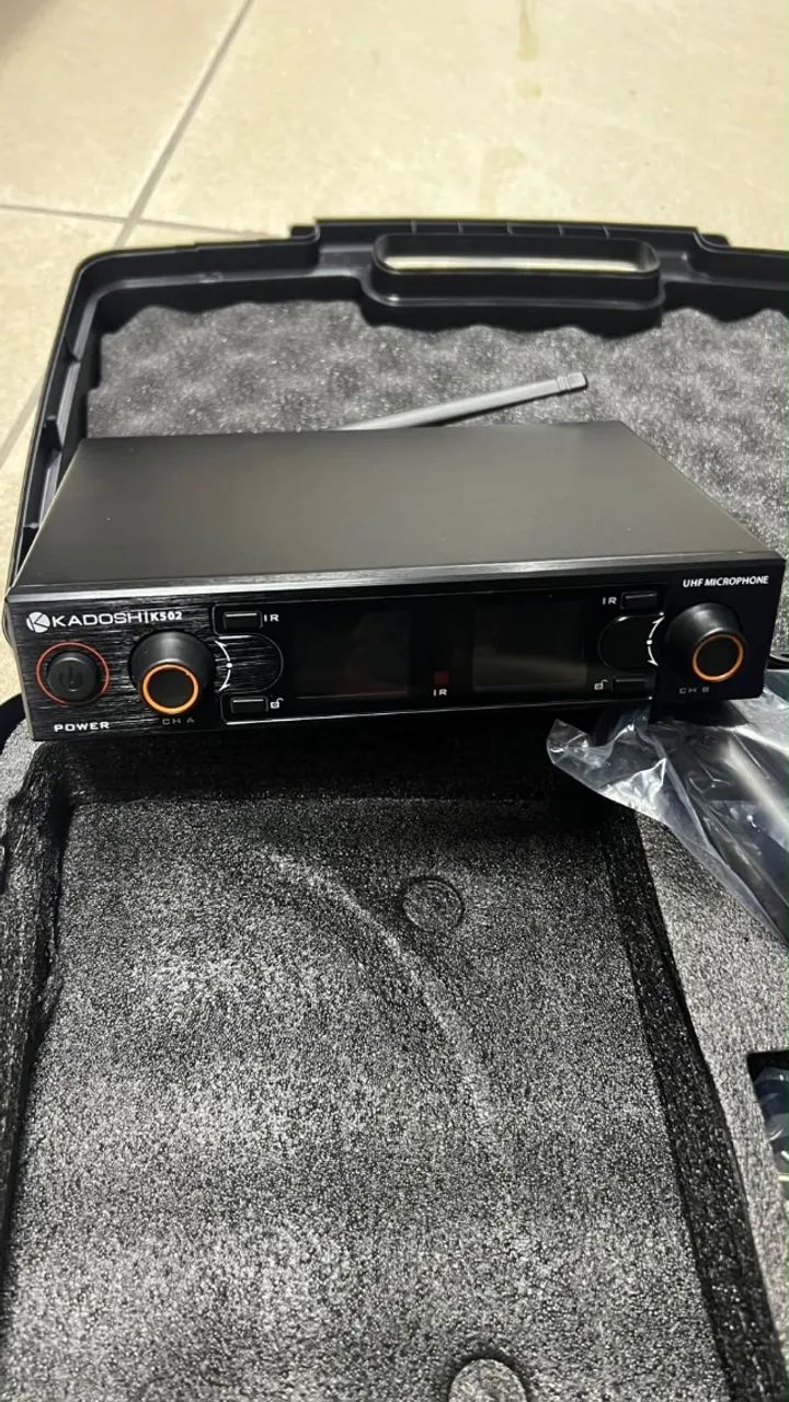 Microfone Kadosh sem fio K502 - Foto 2