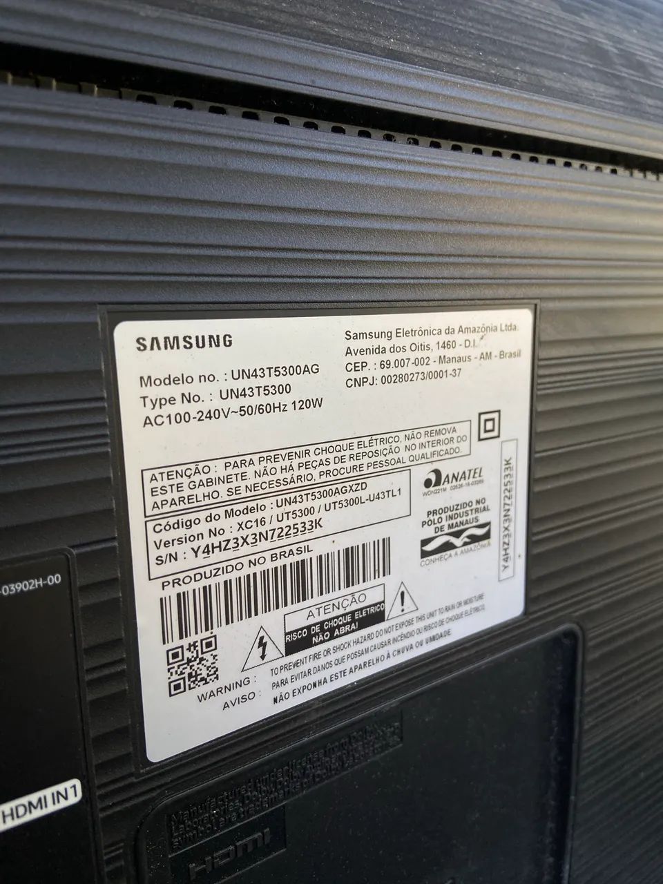 Samsung Smart tv 43 (Retirada de peças ) - Foto 2