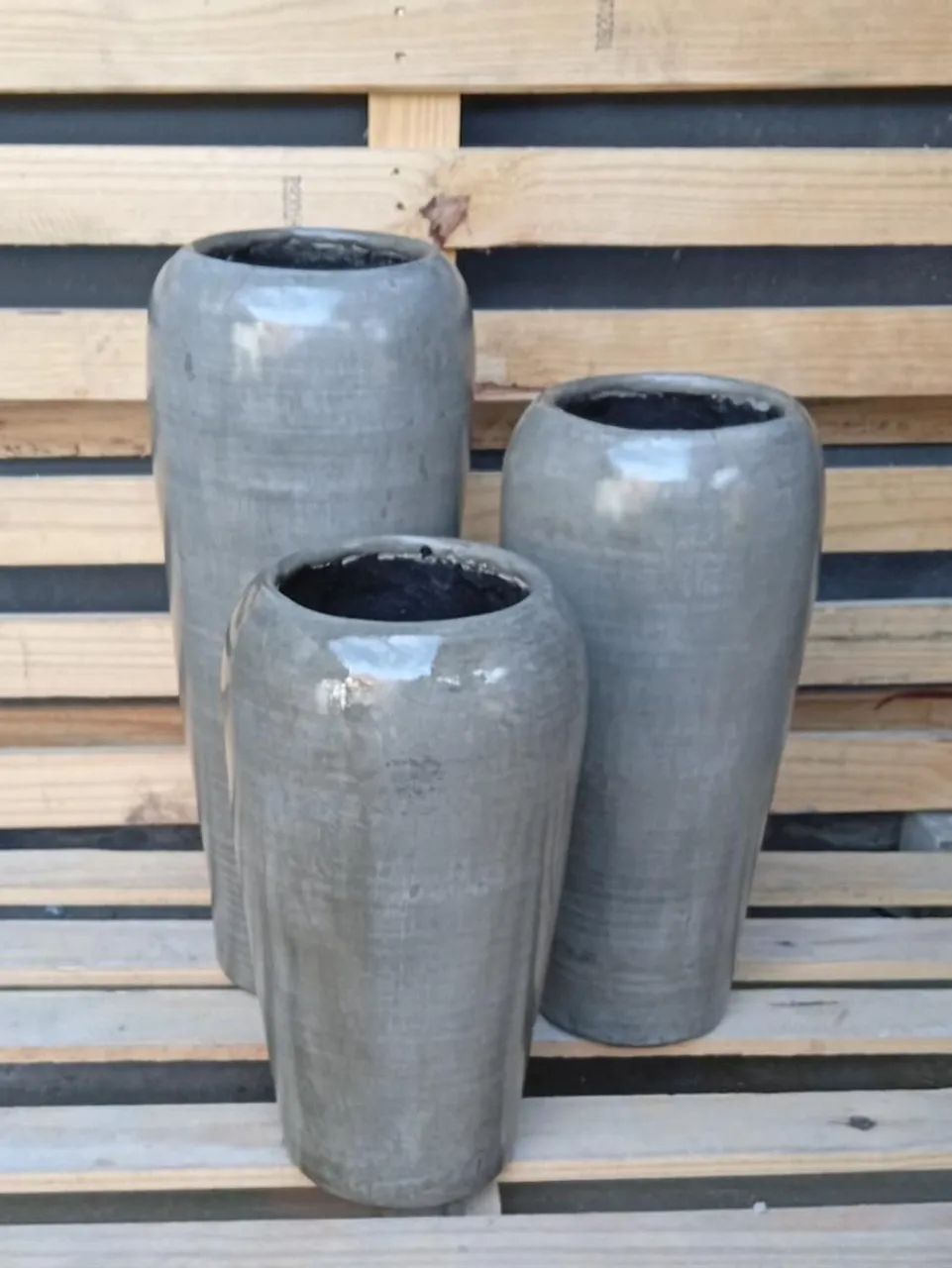Kit vasos de cimento 