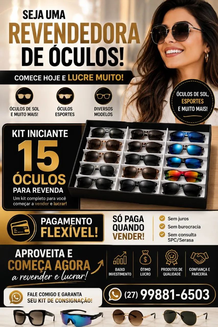 Seja um REVENDEDOR de ÓCULOS  - Foto 3