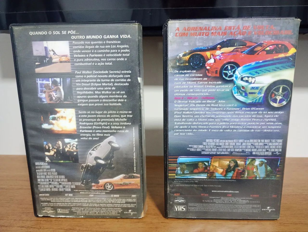 VHS Velozes e Furiosos 1 e 2 - Foto 2