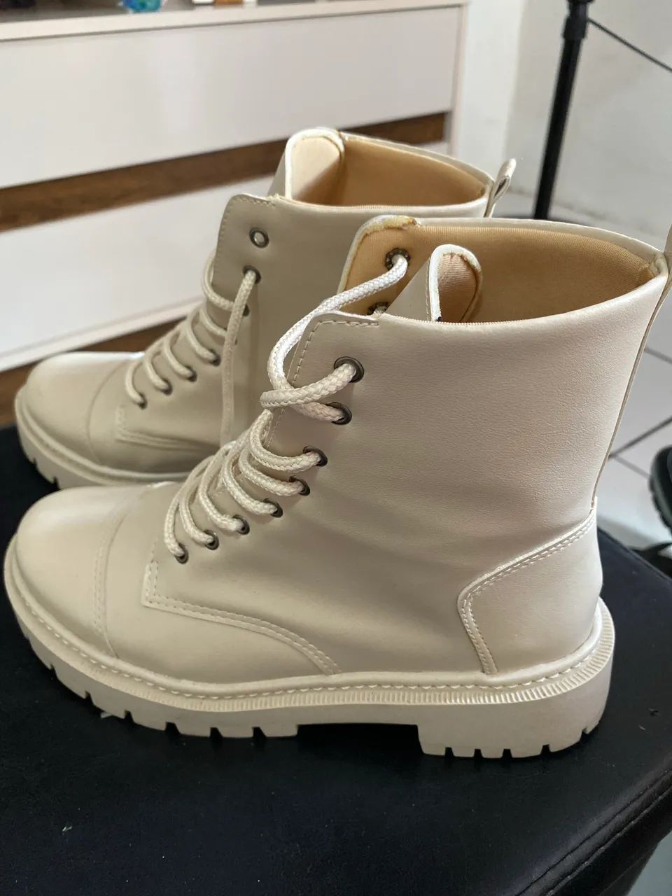 Coturno bege - Foto 2