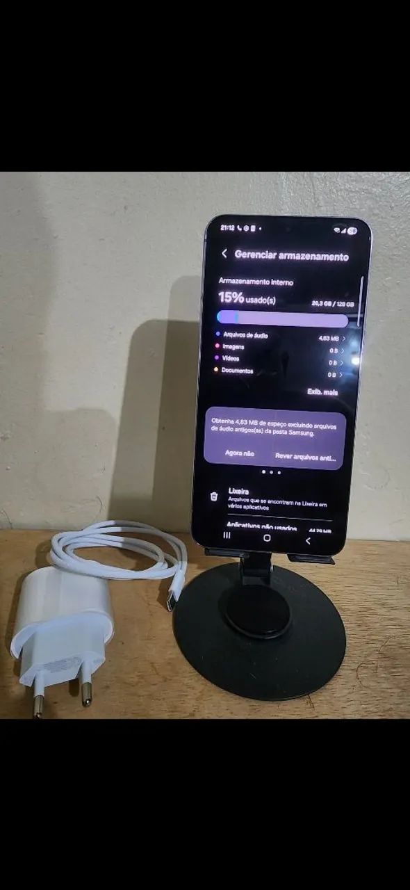 Celular Samsung s22 128gb roxo 850,00 a vista - Foto 2