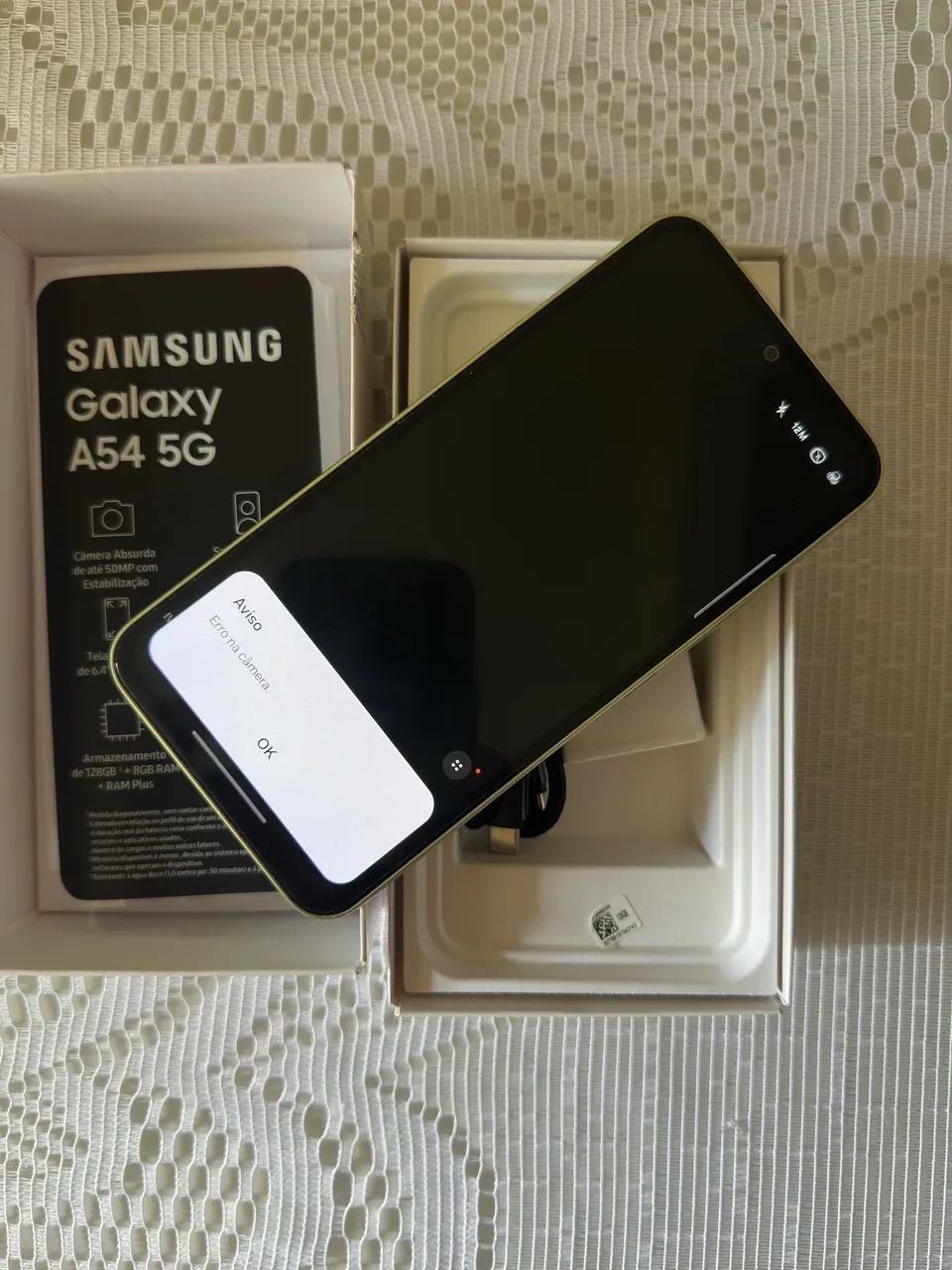 Galaxy A54 5g dando erro na câmera.  - Foto 4