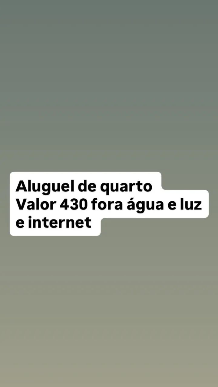 Alugo quarto 