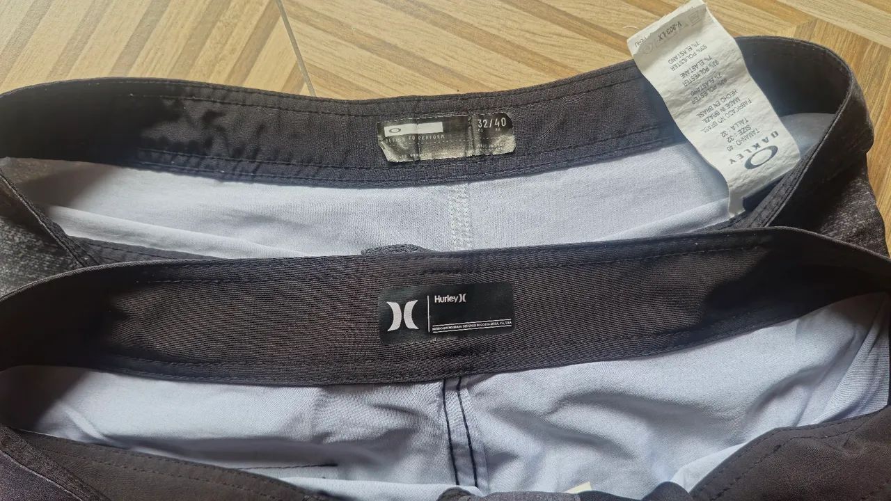 2 bermudas tam 40 Oakley e Hurley  - Foto 3