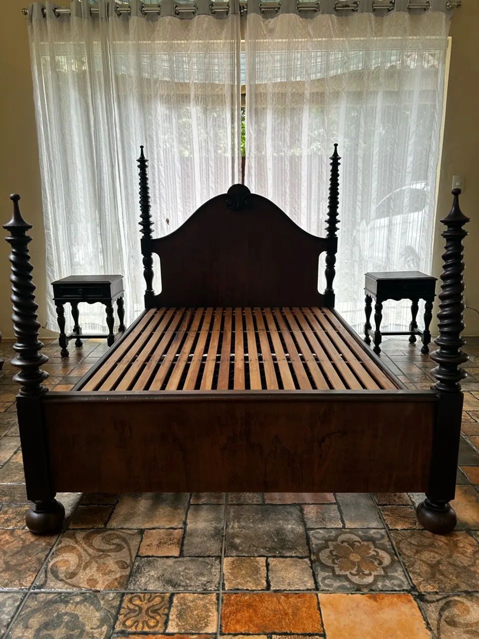 Cama manuelino antiga - Foto 5