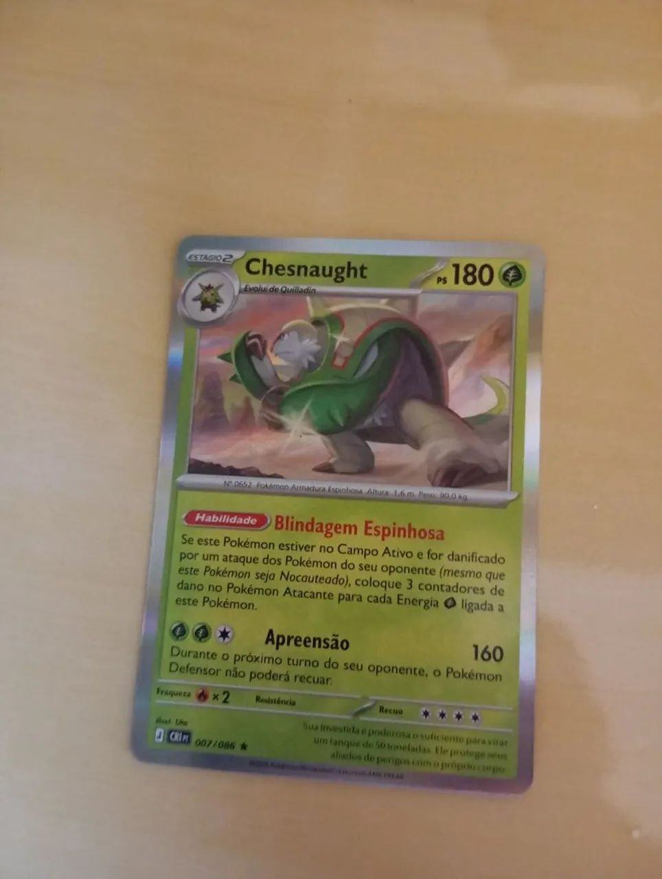 Carta pokémon, Caos acendente FROGADIER e CHESNAUGHT - Foto 3