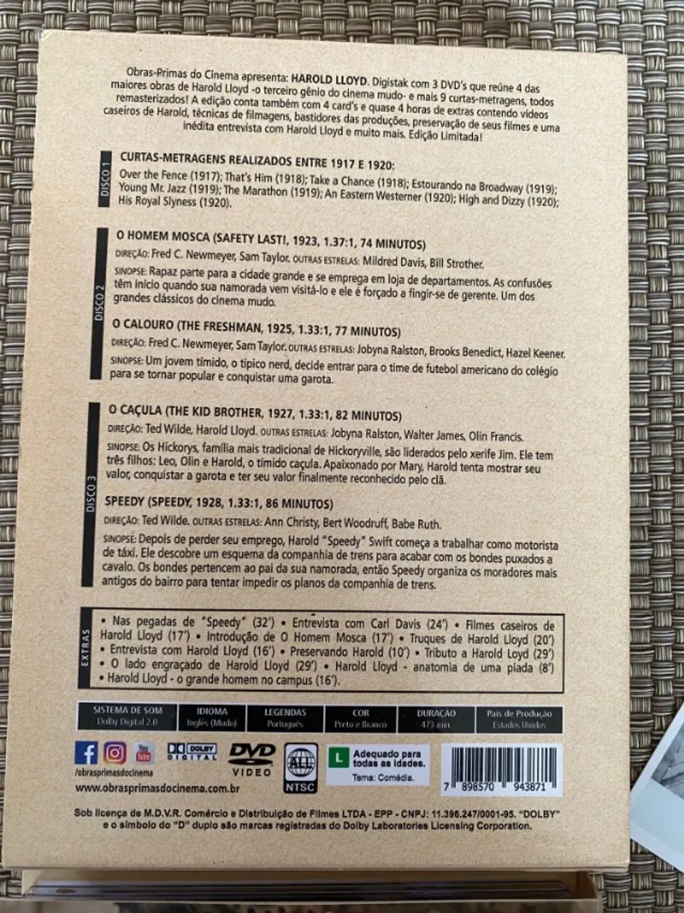 DVD box Harold Lloyd - Foto 2