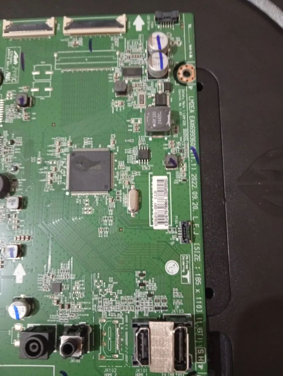 Placa principal do munitor LG 24GS60F EAX69936002(1.1) funcionando  - Foto 3