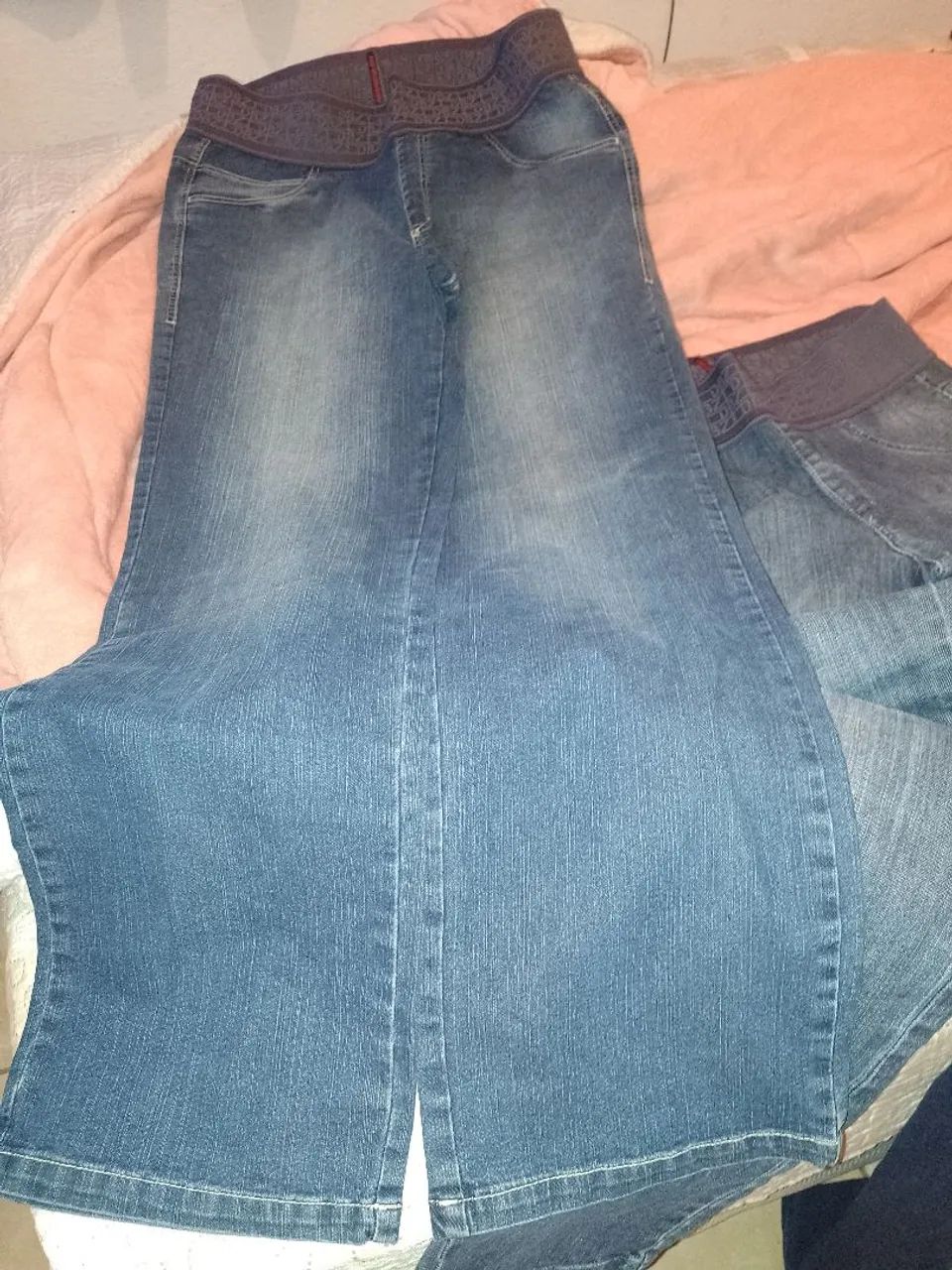 Duas calça jeans feminina com laikra  - Foto 4