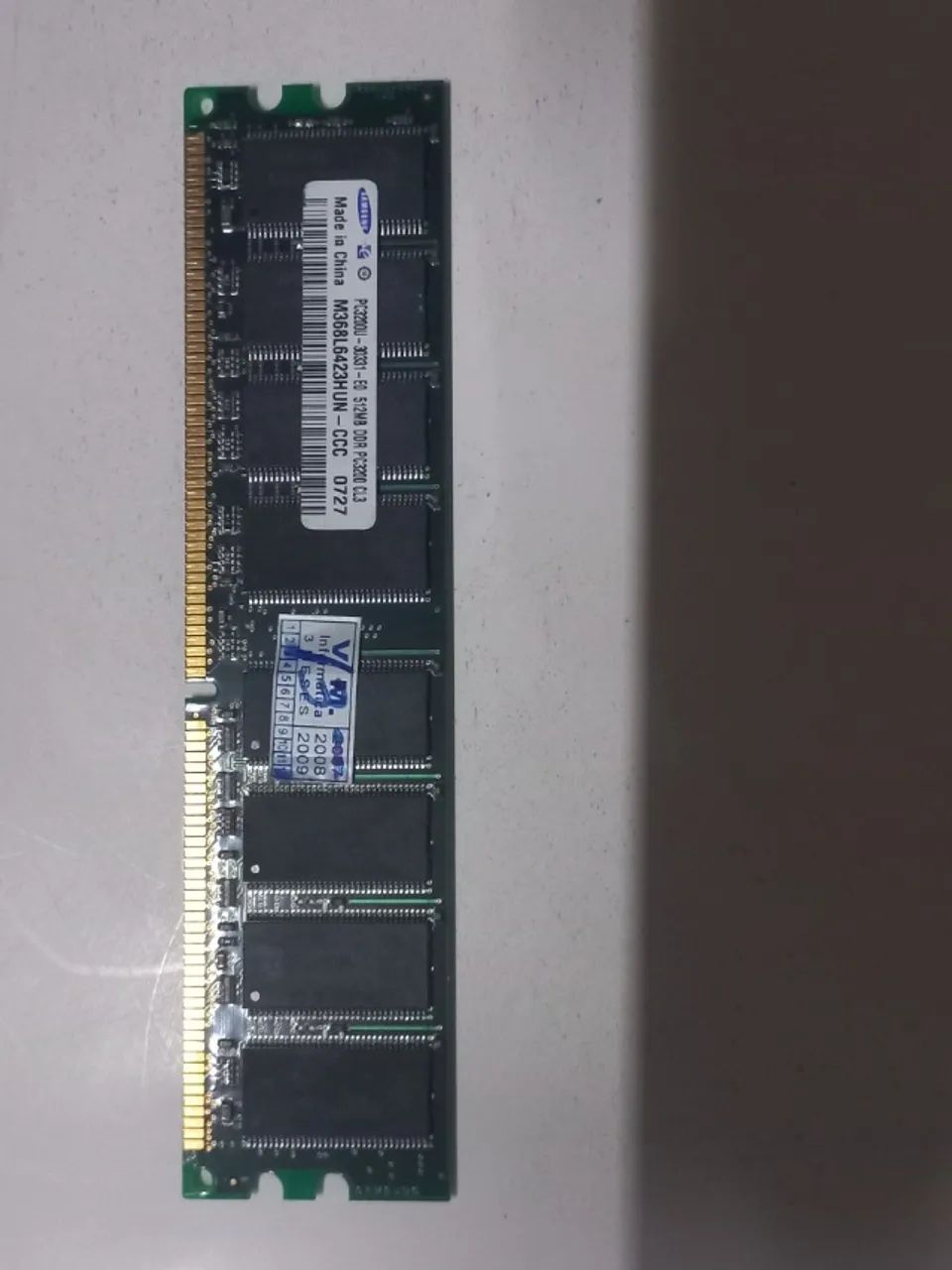 Memória PC DDR 3200U CL3 - 512 MB - Foto 2