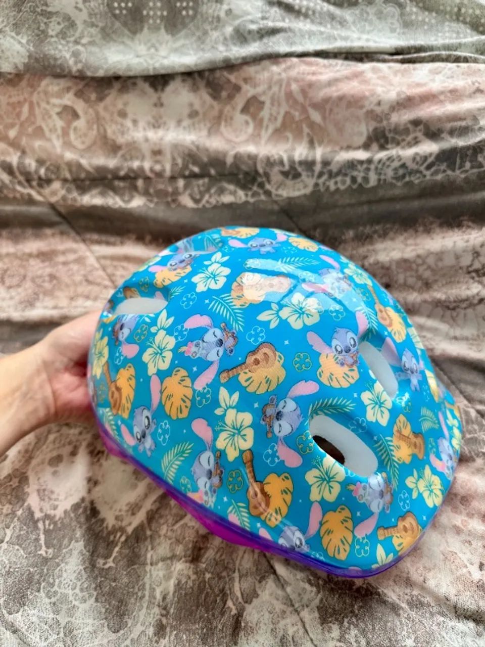Kit de Patins Stitch - PERFEITO E SUPER NOVINHO - Foto 5