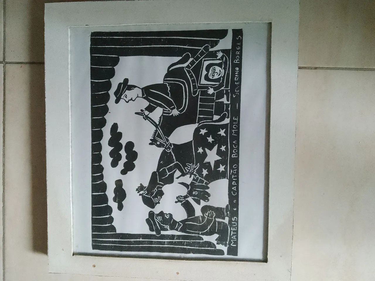 Quadro de Xilogravura - Foto 2