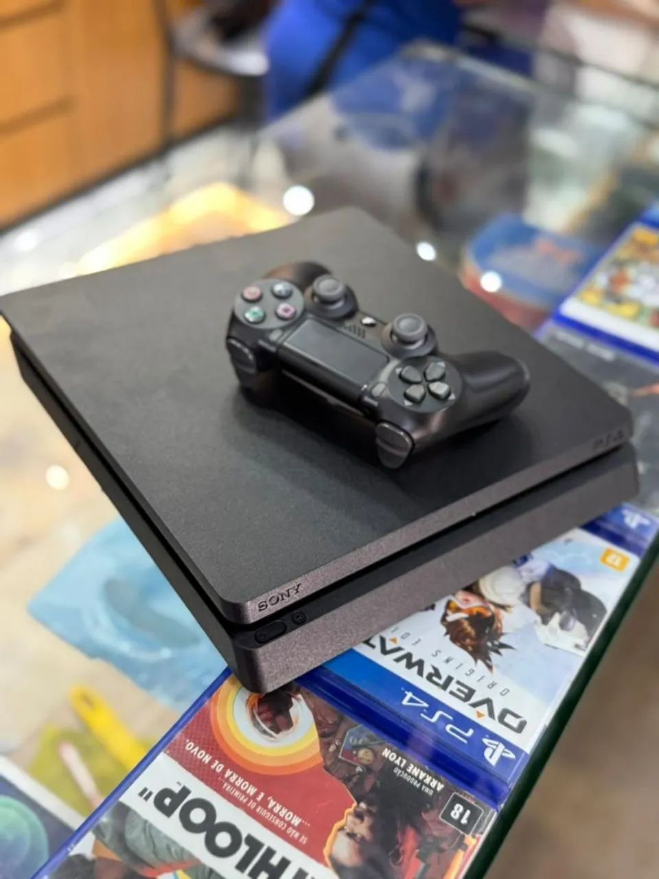 PlayStation 4 Slim com 2 Jogos de Brinde - Foto 3