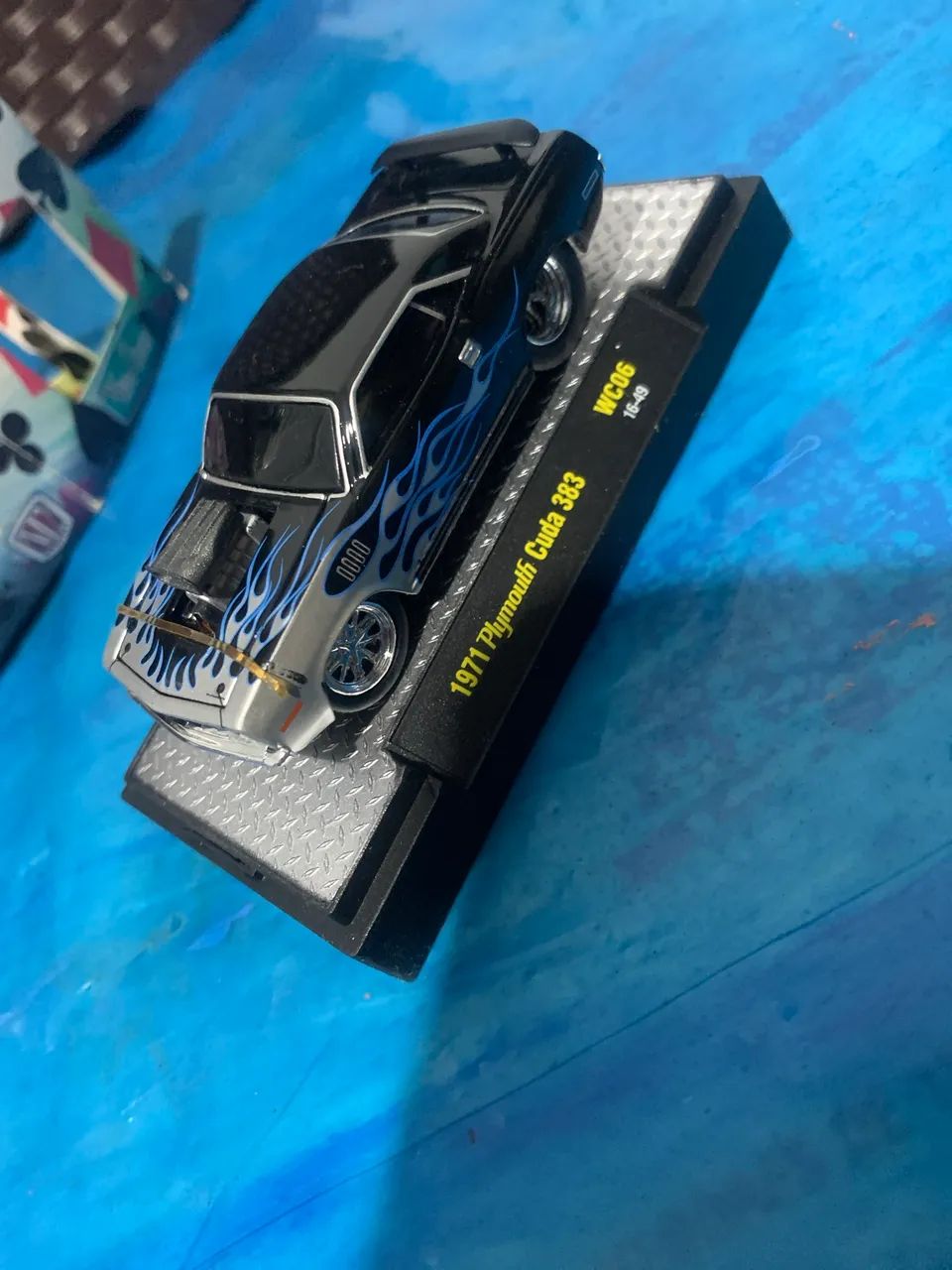 Carrinho M2 1:64 pneu borracha cuda1971