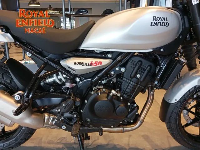 ROYAL ENFIELD GUERRILLA 450cc - SMOKE SILVER 2026 - ZERO KM  Sinta o poder  - Foto 5