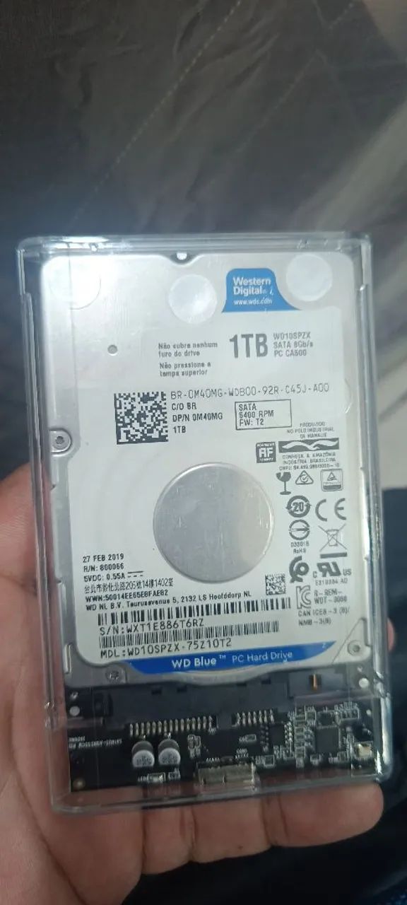 HD de notebook 