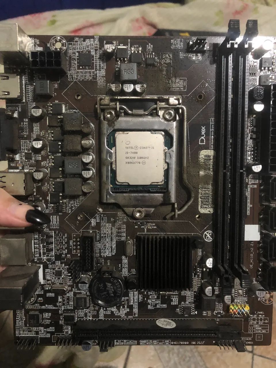 Kit processador + PLACA MÃE  - Foto 4