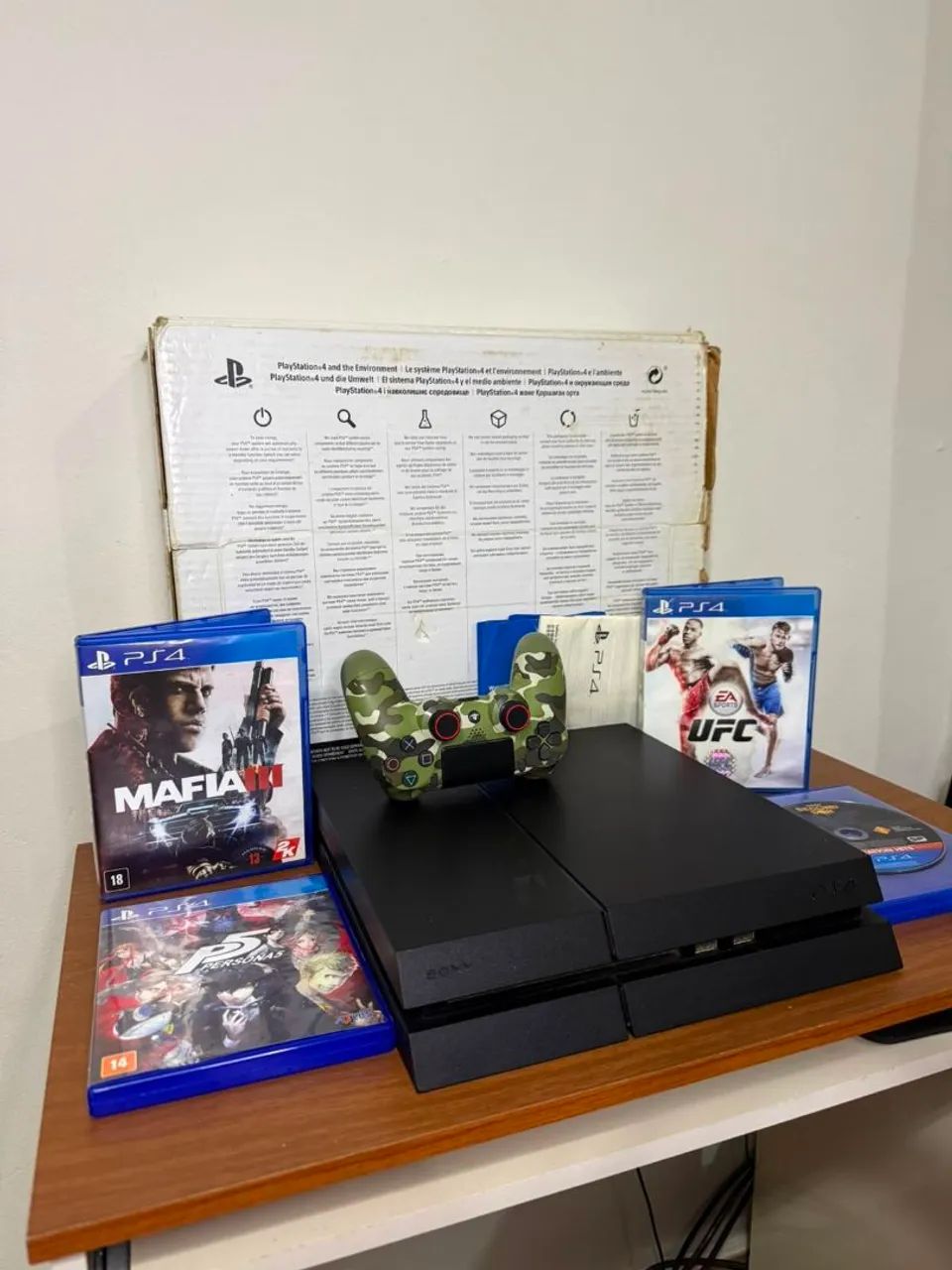 Ps4 com caixa e jogos pegando tudo perfeitamente  - Foto 3
