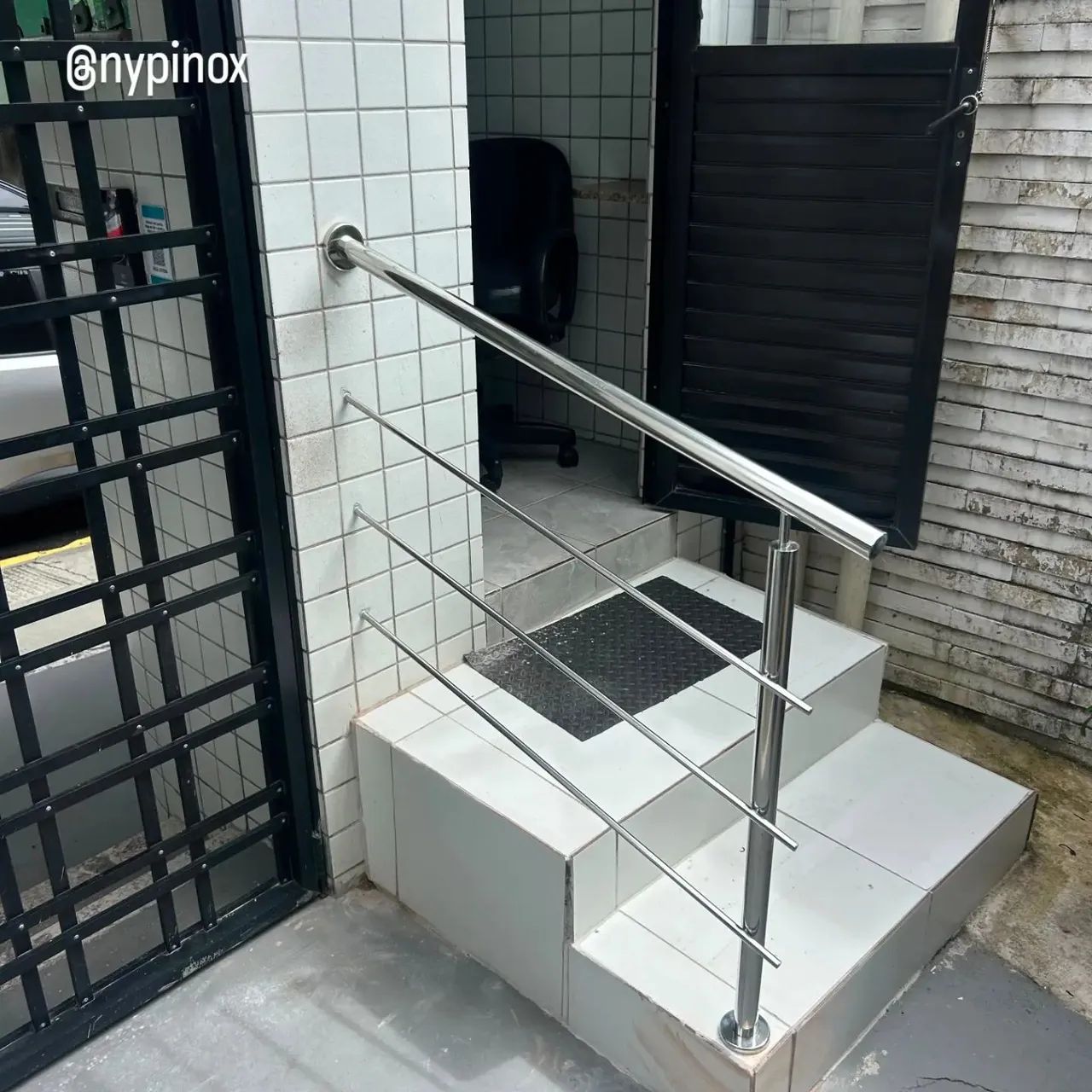Corrimão, guarda corpo e móveis em aço inox  - Foto 3