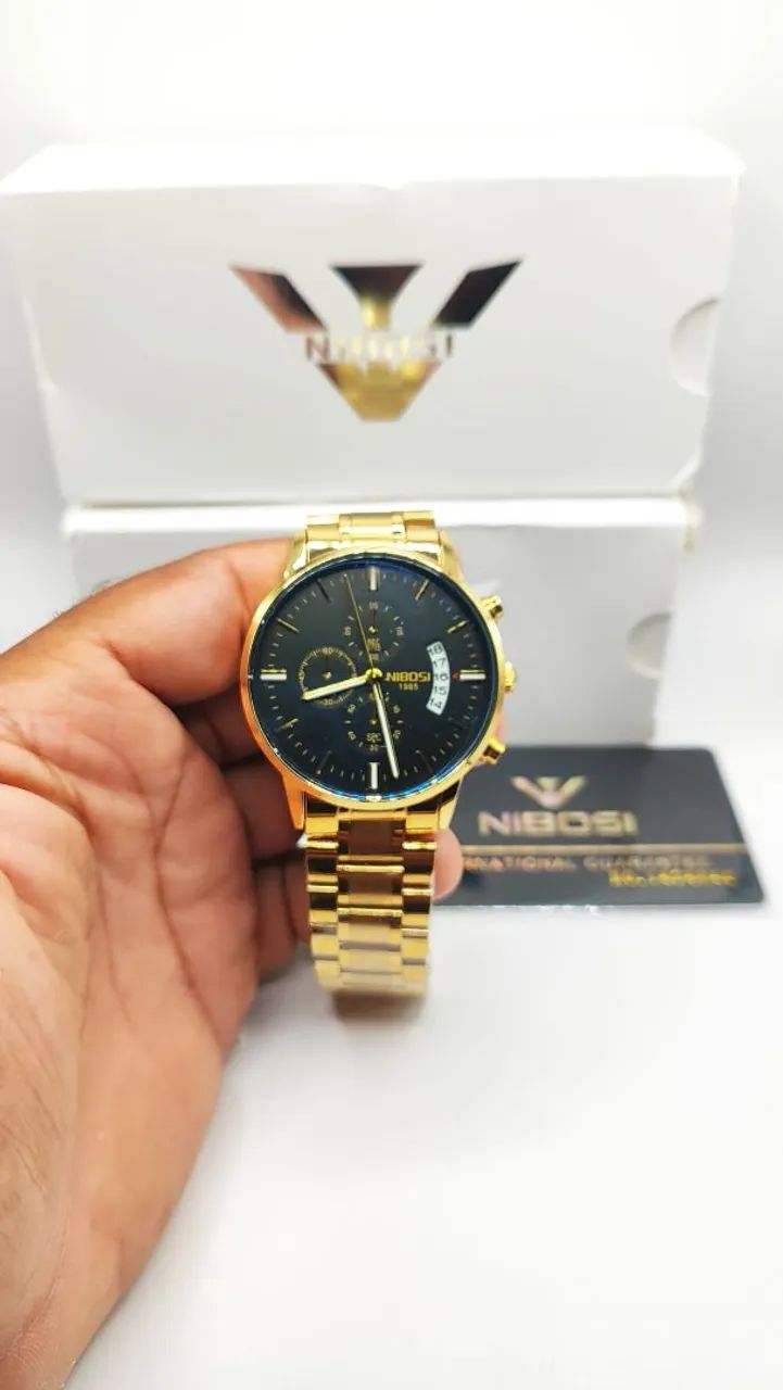 Relógio Masculino Nibosi Original Entrega Grátis 