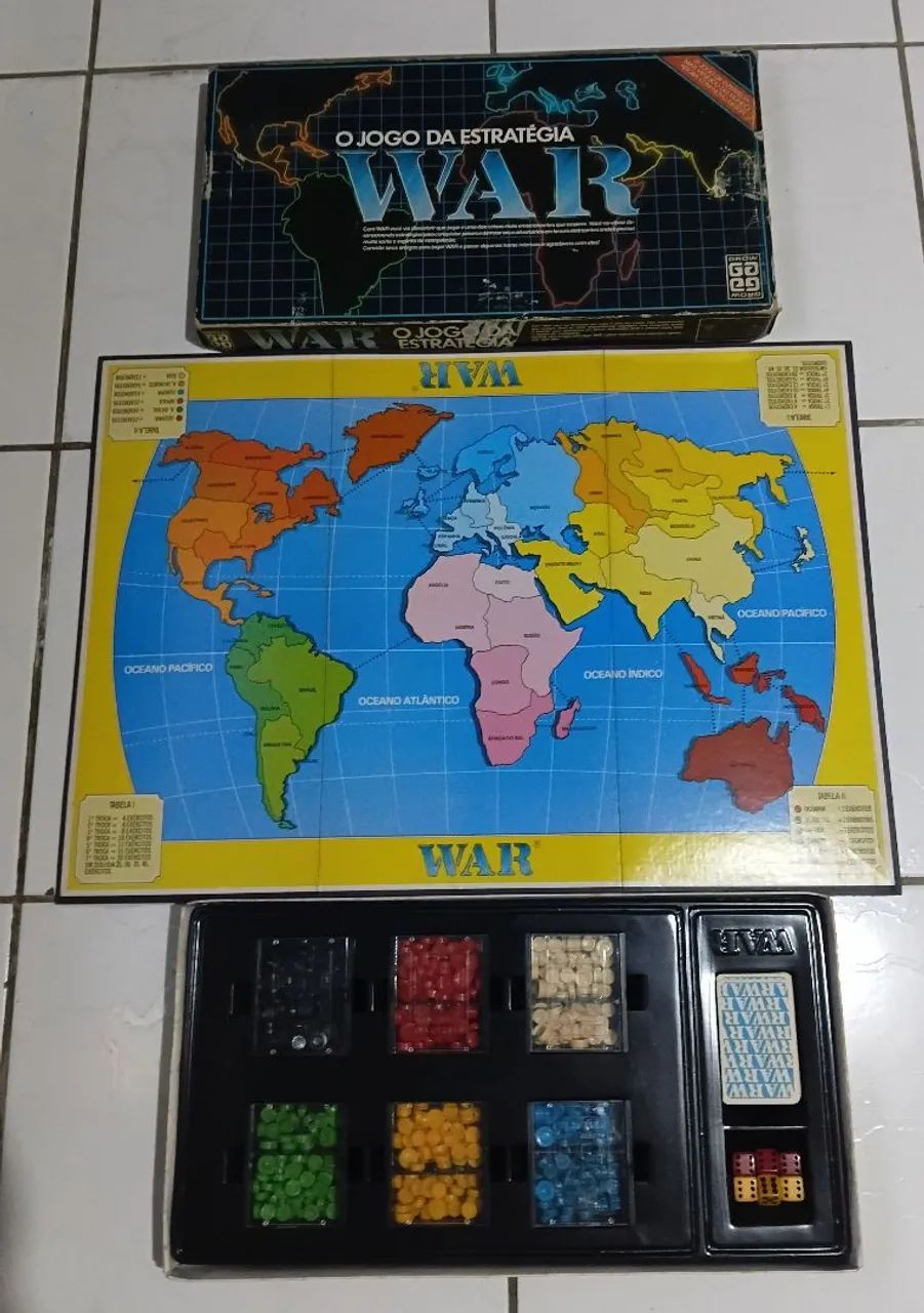 WAR - Jogo de Tabuleiro - Relíquia! - Foto 2