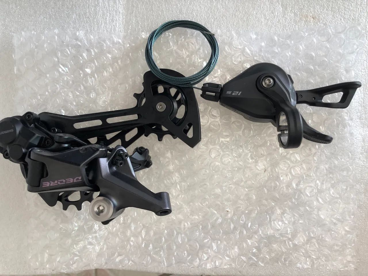 Câmbio e trocador Shimano Deore