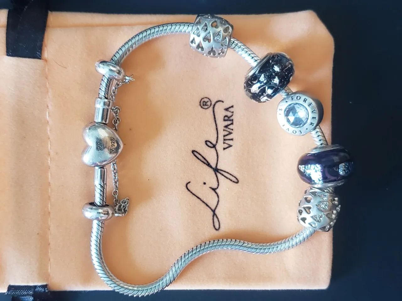 Pulseira Vivara Life coração - Foto 2