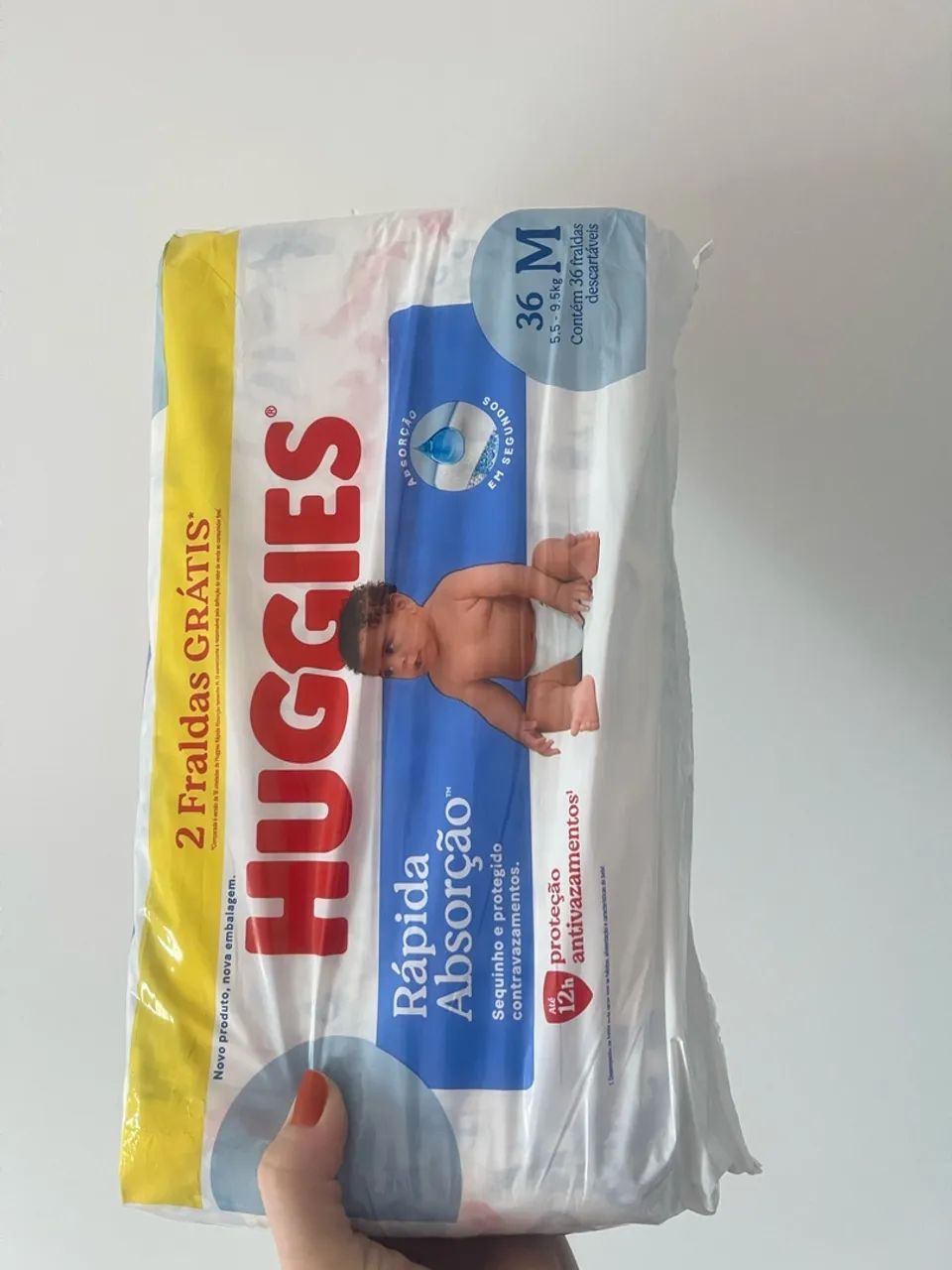 Fralda Huggies M - 36 un