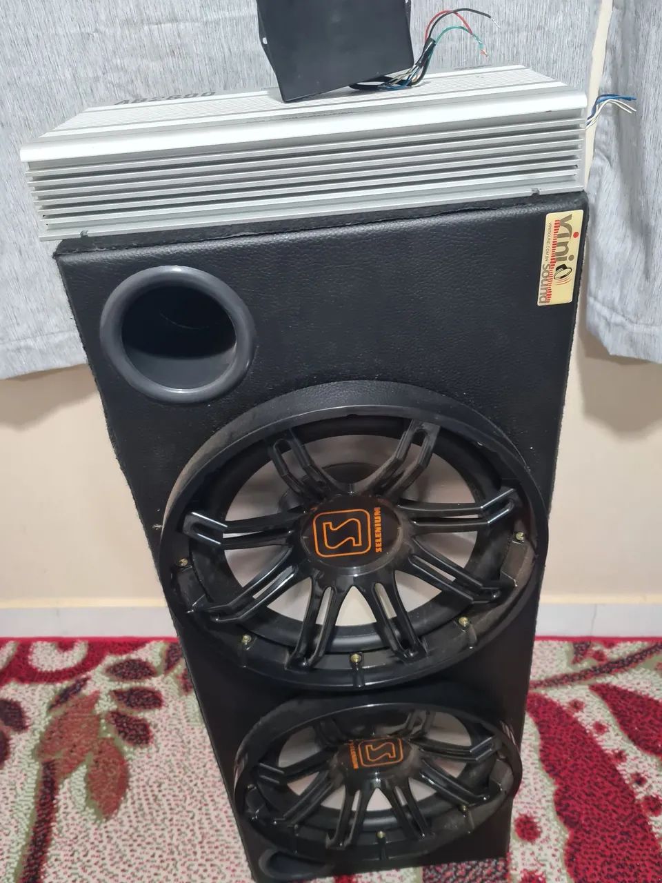 som subwoofer 12" jbl + modulo ab 800w