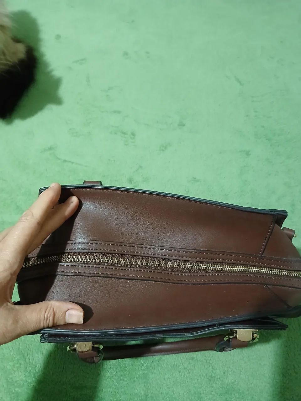 BOLSA DE MÃO MÉDIA MARROM  - Foto 3