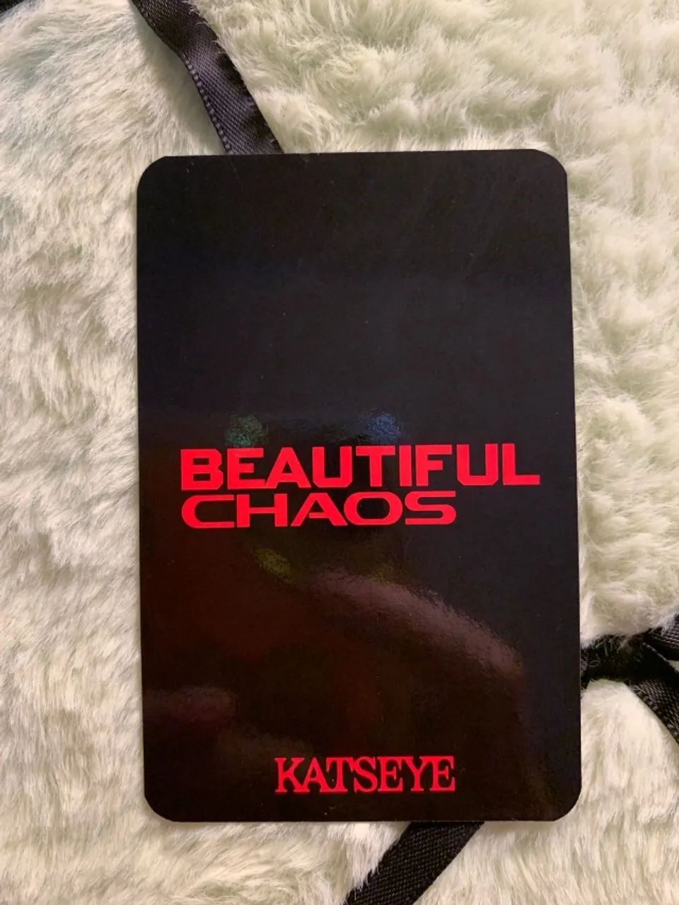 photocard megan katseye yes24 | beautiful chaos - idol