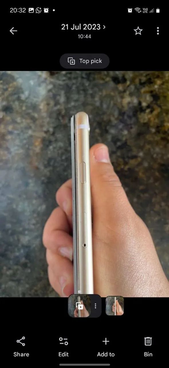 IPHONE 6S - dourado  - Foto 3