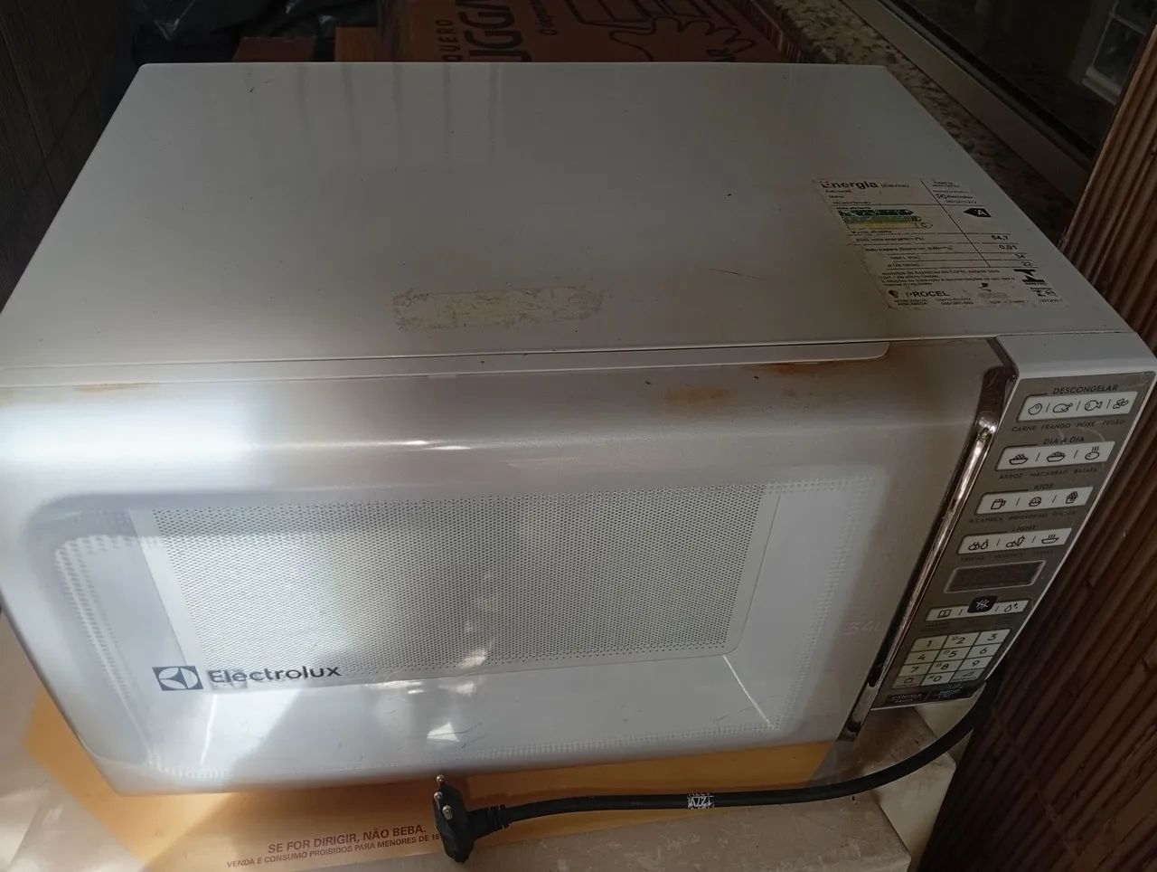 Micro-ondas Electrolux 22 Litros Branco - Usado e Funcionando - Foto 2