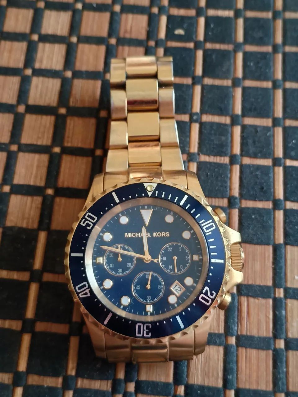 Relógio masculino dourado Michael Kors  - Foto 2
