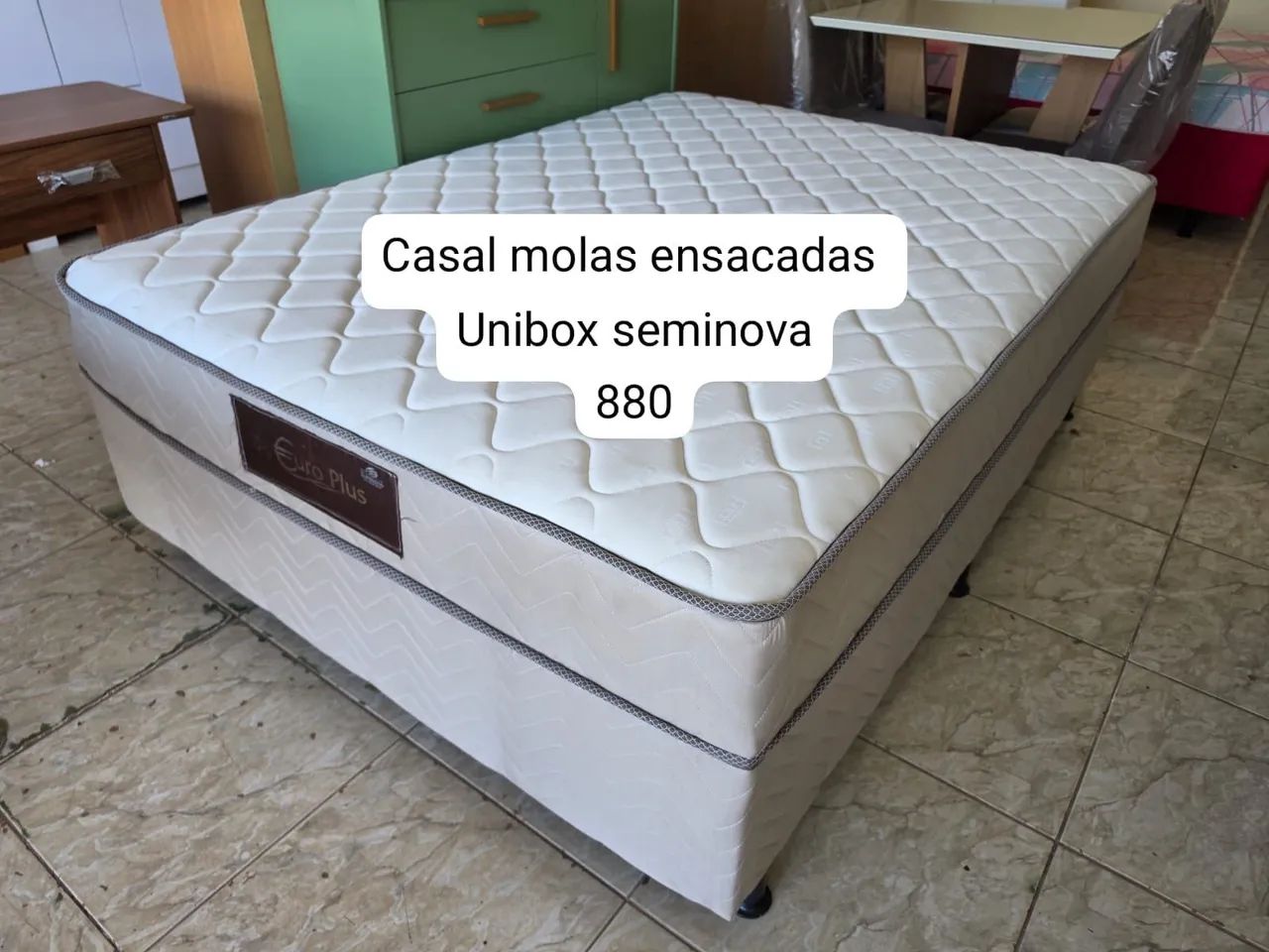 CAMA  DE CASAL MOLAS ENSACADAS SEMINOVA