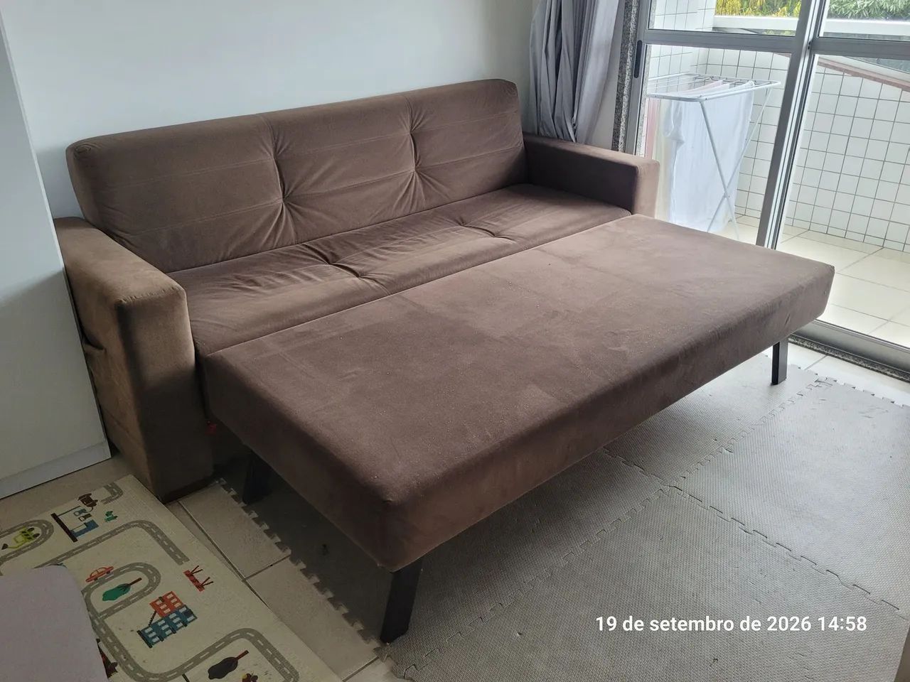 Sofá cama 4 lugares sentados e 3 deitados - Foto 2