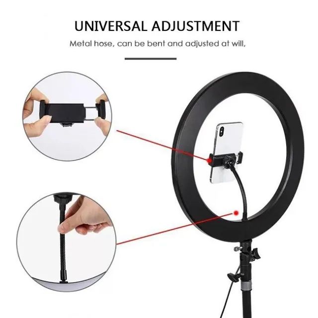 Kit  Led Ring Light Tripé Suporte Celular  - Foto 5