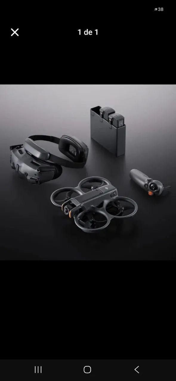 Drone DJI Avata 2 Fly Smart Combo BR+CONTROLE  FPV 4K com Goggles e Motion -