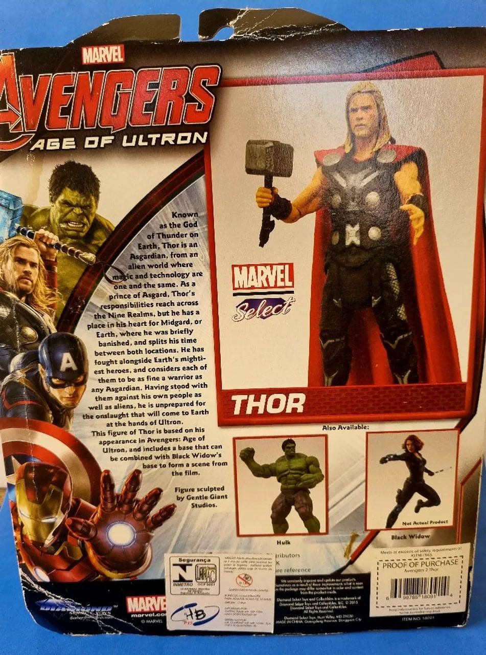 Boneco do Thor vingadores Marvel select - Foto 5