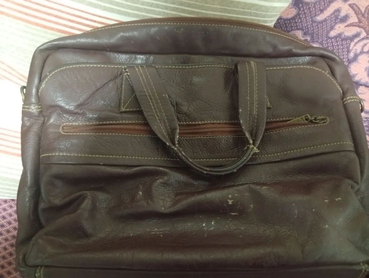 Bolsa de viagem couro  - Foto 5