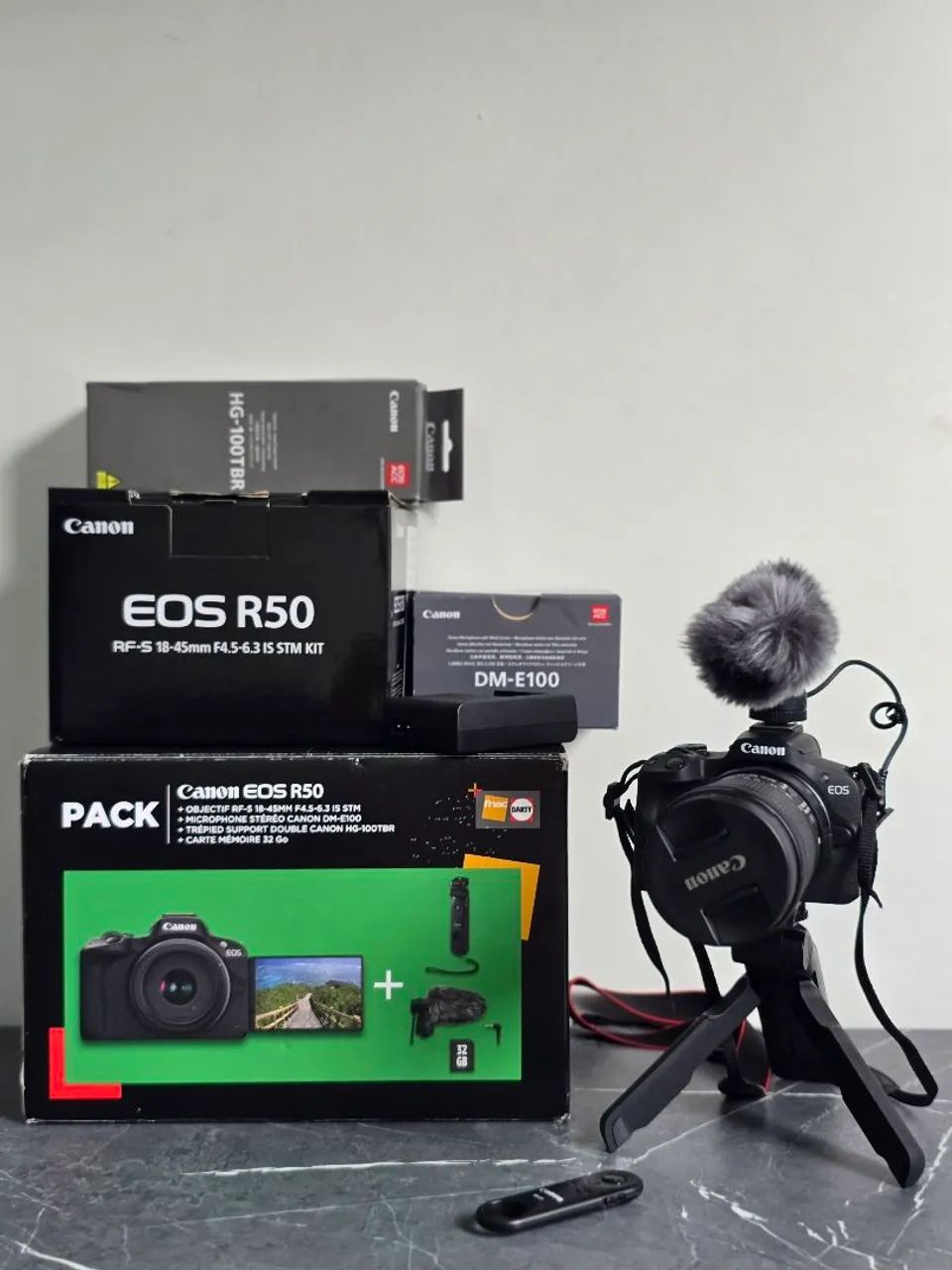 Kit Canon EOS R50 Vlog Completo + Lente 10-18mm + Adaptador // com caixa - Foto 2
