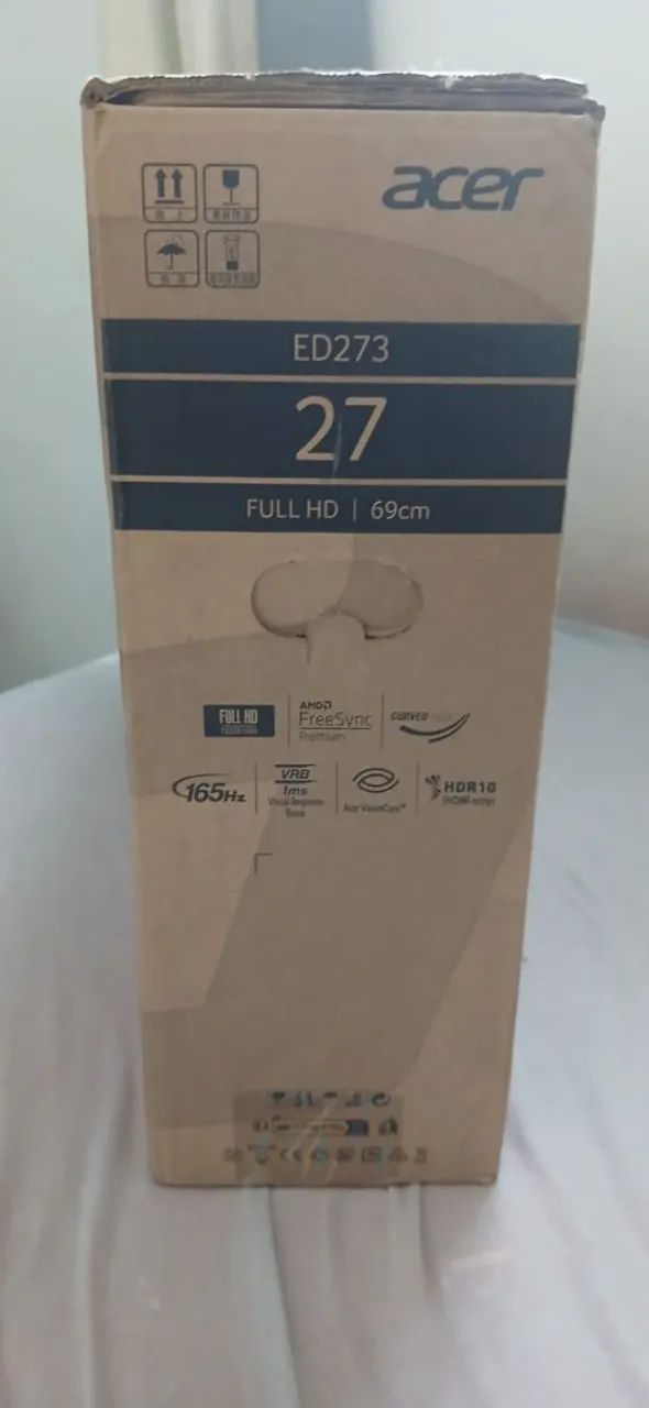 Monitor full HD curvo Acer 165 HZ 27 polegadas - Foto 2