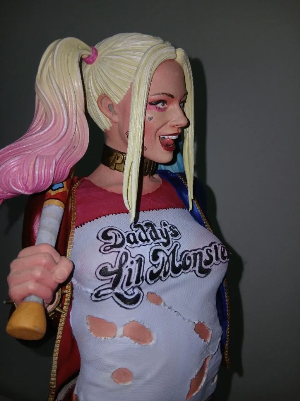 Estátua Arlequina Harley Quinn 1/3 Personalizada