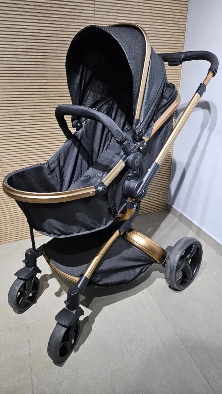 Carrinho de Bebe Dzieco Vulkan 360 - Foto 4