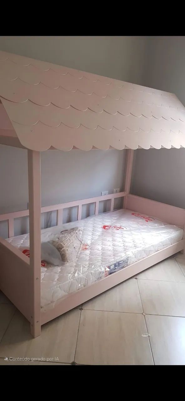 Cama casinha infantil - Foto 3