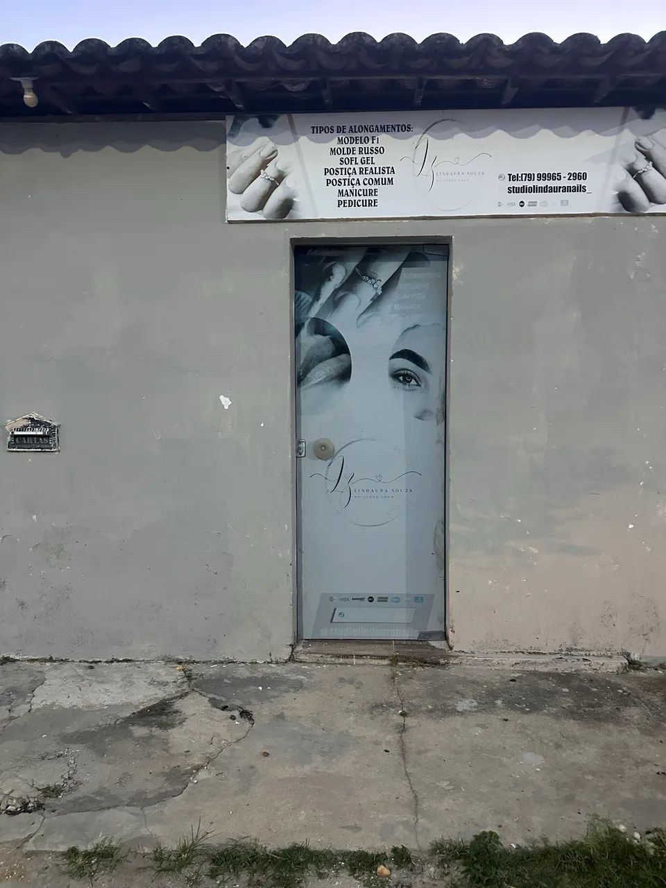 Porta de vidro 