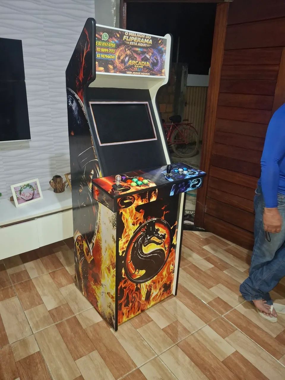 Fliperama arcade mortal kombat 