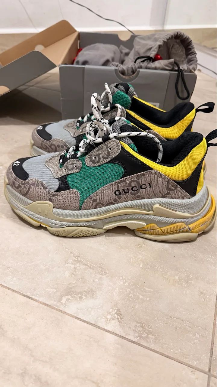 Balenciaga triple S x Gucci  - Foto 4